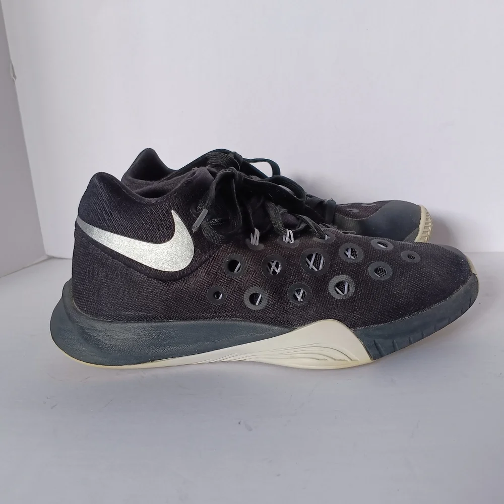 🖤*4/$15* Nike Zoom Hyperquickness 3 Basketball Shoes Sneakers Black Mens 6.5